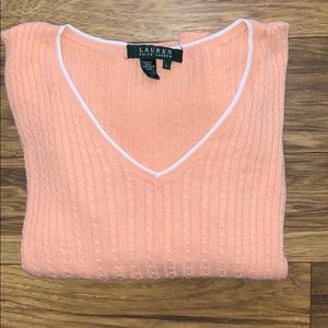 Ralph Lauren salmon sweater